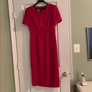 4P Talbots hot pink dress